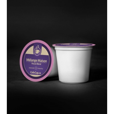 K-Cups Mélange maison | 24 Dosettes | intensité 7.5 | capsule recyclable